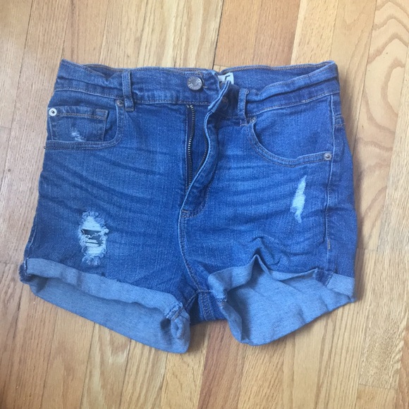 High rise jean shorts - Picture 2 of 2